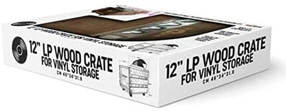 WOODEN LP CRATE WITH WHEELS [Accessories]