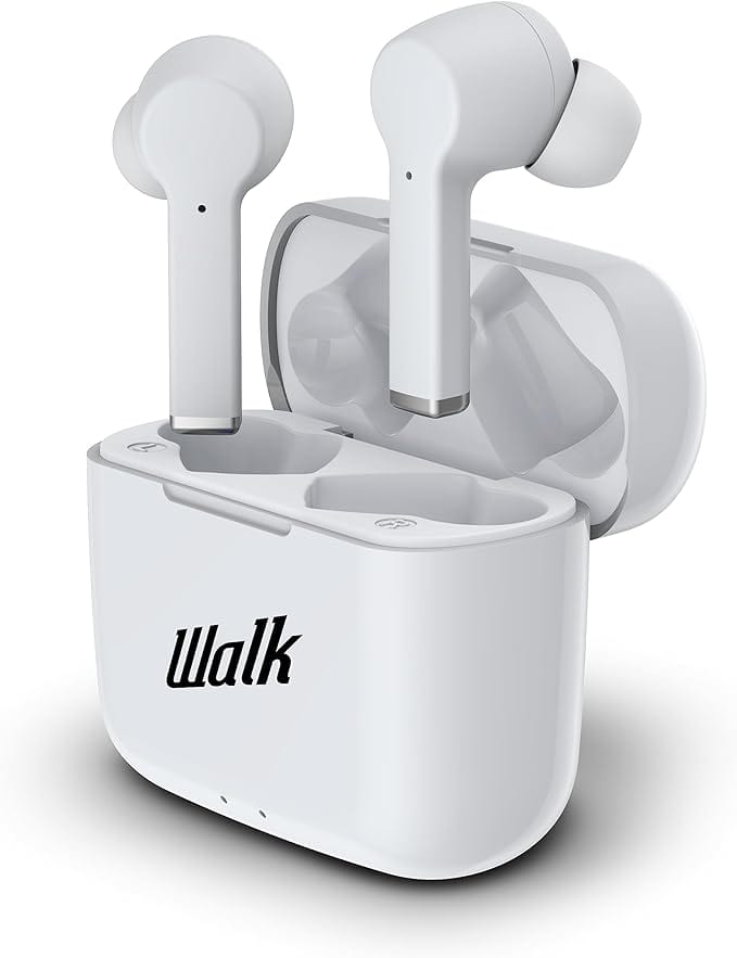 Walk Audio W401 Wireless Bluetooth Earphones, White [Accessories]