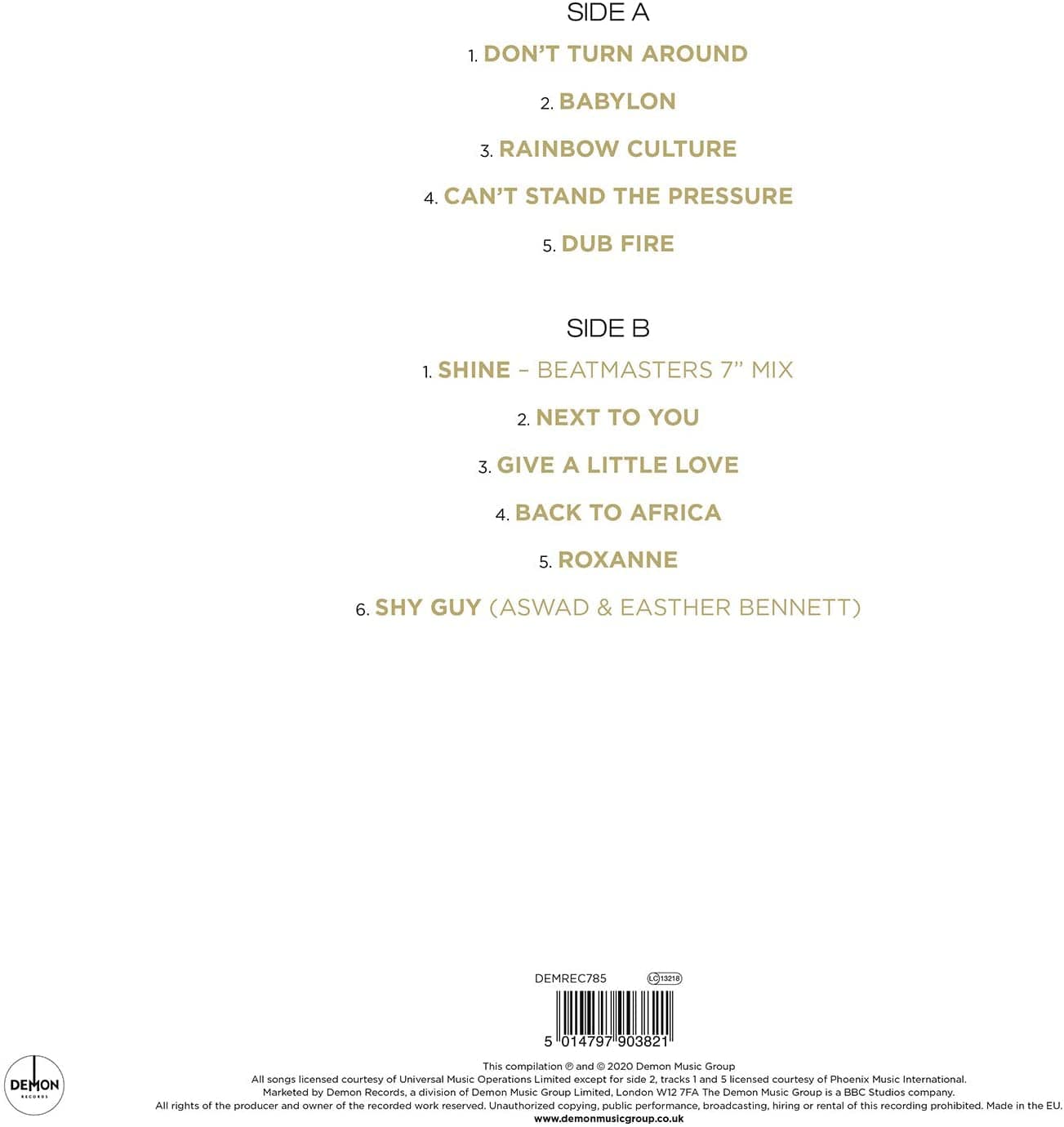 GOLD - ASWAD [VINYL]