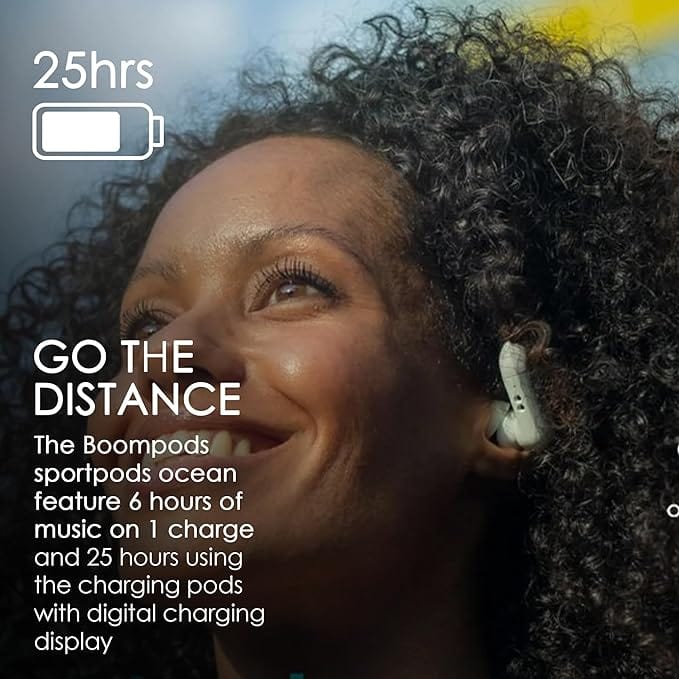 Boompods SportPods Ocean Sustainable Running Earphones [Accessories]