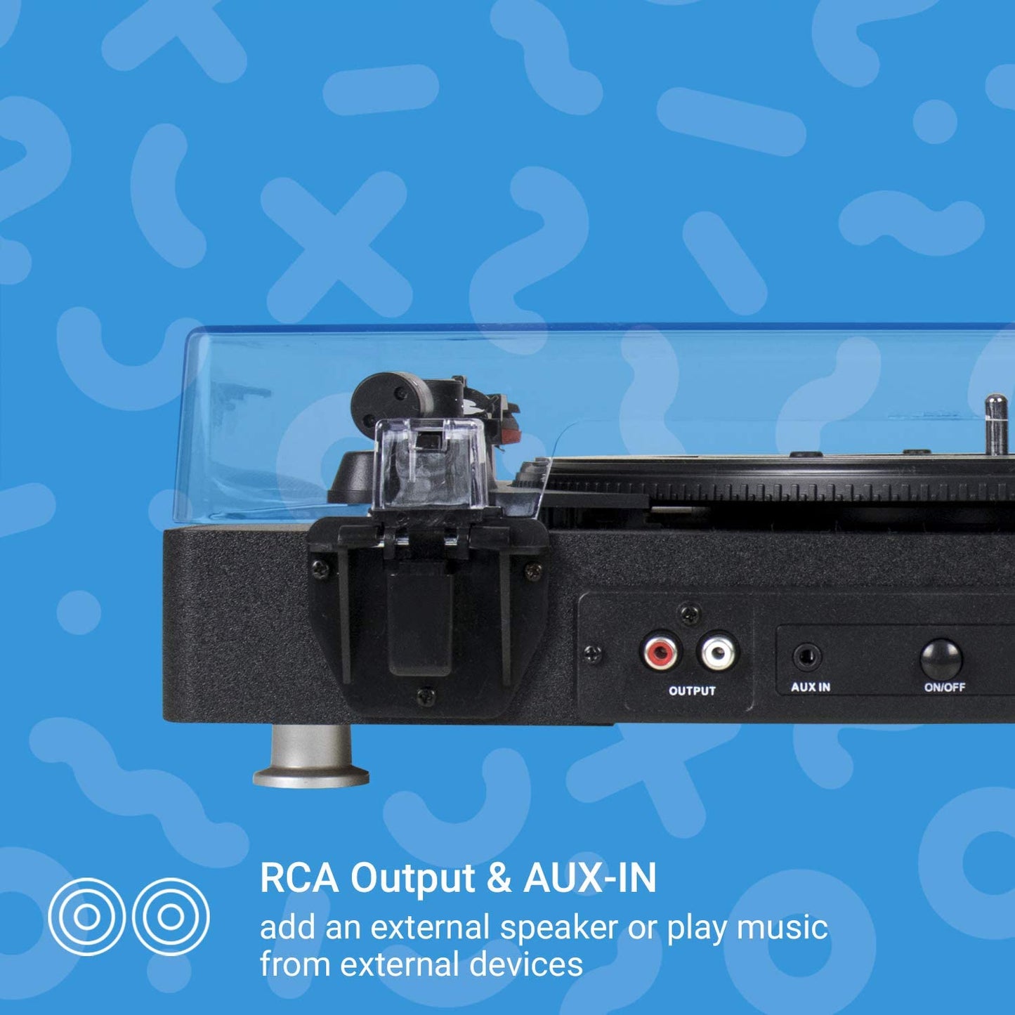 JAM Sound Plus- Turntable - (Black) [Tech & Turntables]