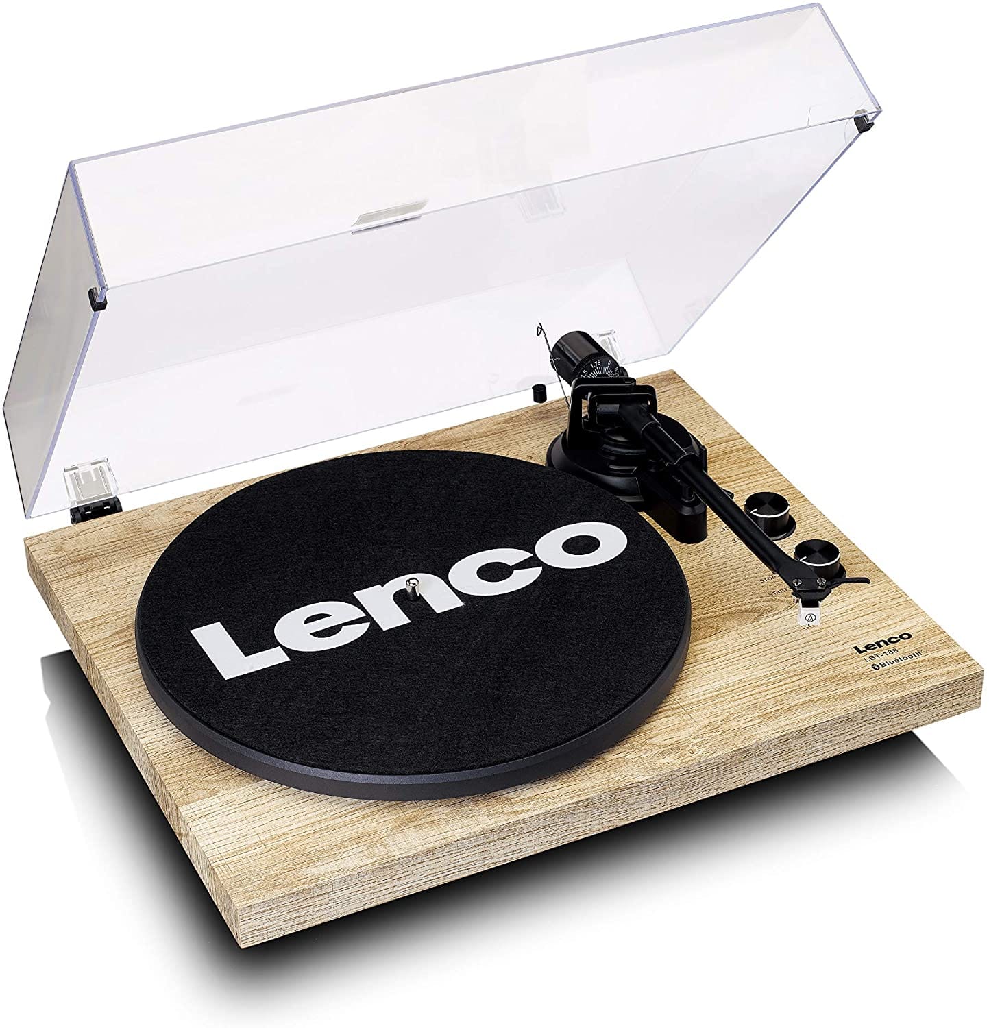 Lenco LBT-188 - Bluetooth Turntable (Pine) [Tech & Turntables]