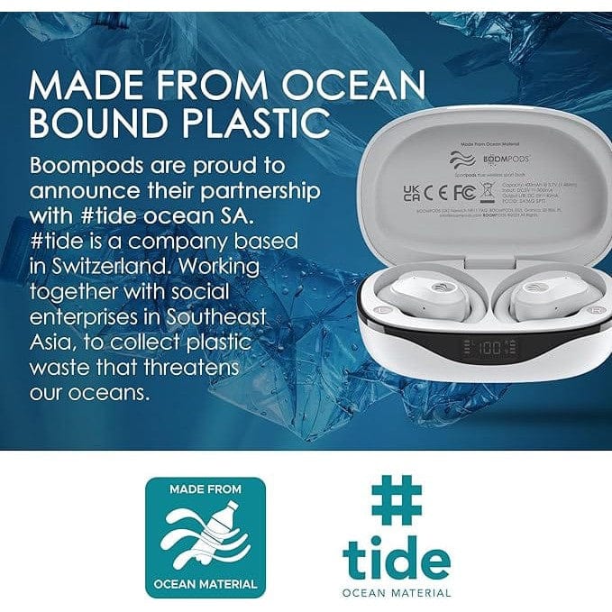 Boompods SportPods Ocean Sustainable Running Earphones [Accessories]