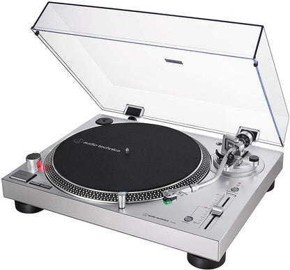 Audio-Technica AT-LP120XUSB Direct Drive Turntable (Silver) [Tech & Turntables]