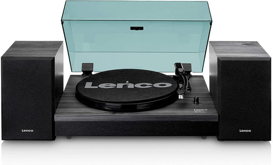 Lenco LS-300 – Bluetooth Turntable With Speakers (Black) [Tech & Turntables]