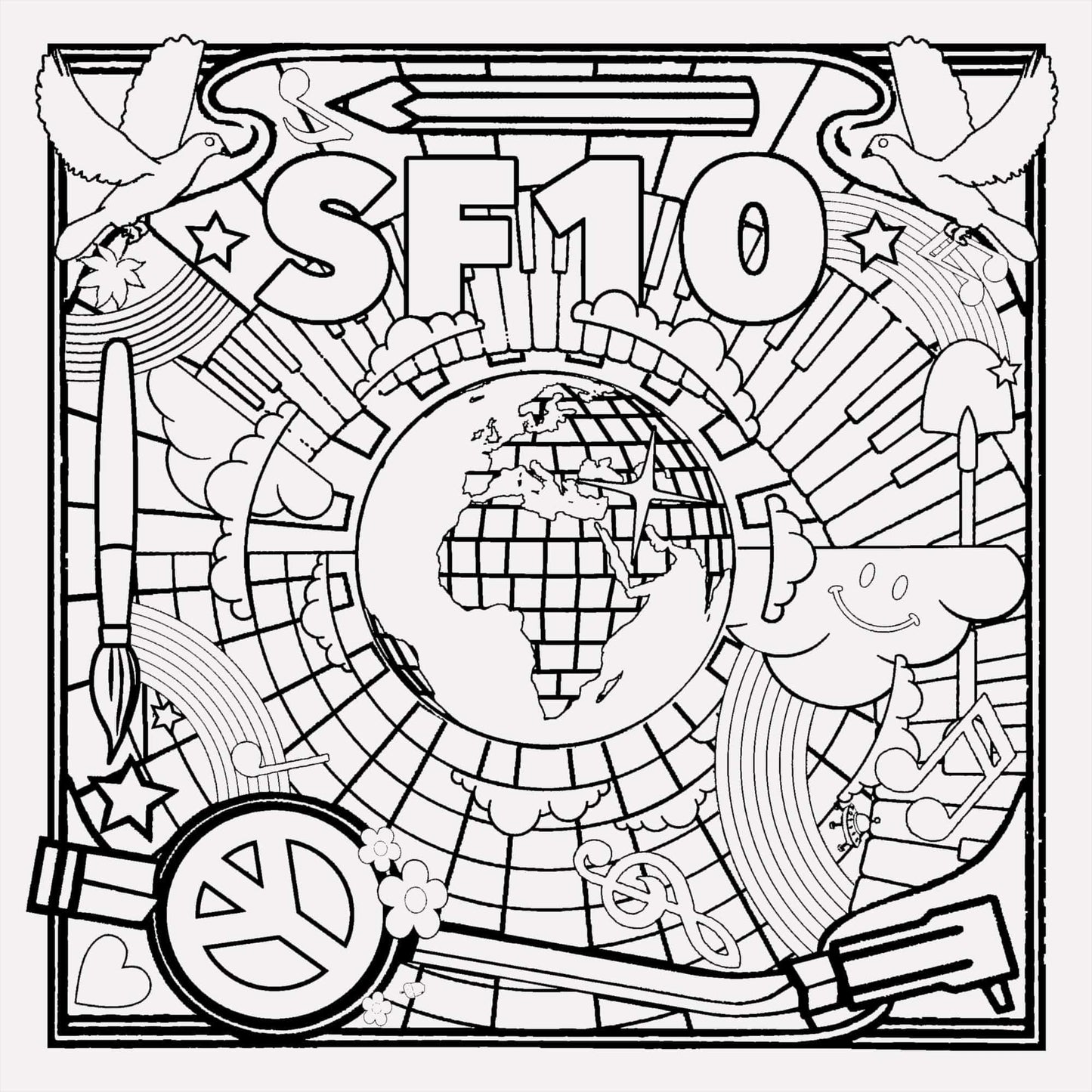 SF 10 DOUBLE DISC VINYL COMPILATION ALBUM - VARIOUS ARTISTS [VINYL]