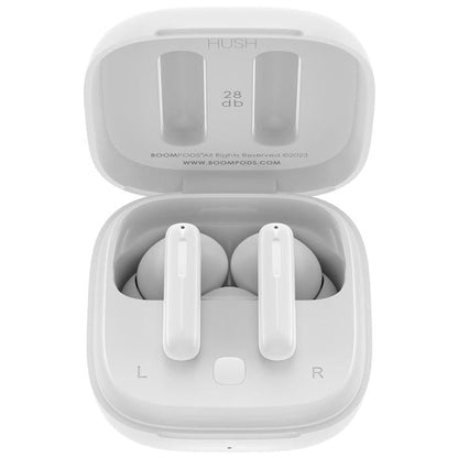 Boompods Bassline Hush ANC, White [Accessories]