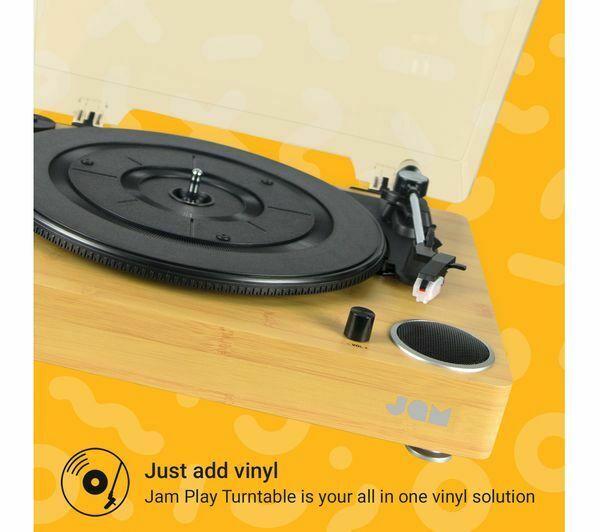 JAM Sound Plus - Turntable (Wood) [Tech & Turntables]